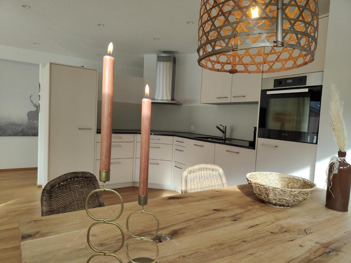 Sunnustrahl Apartman Grächen Kültér fotó