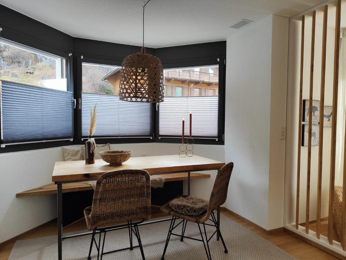 Sunnustrahl Apartman Grächen Kültér fotó